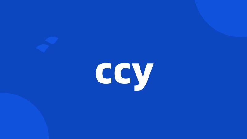 ccy