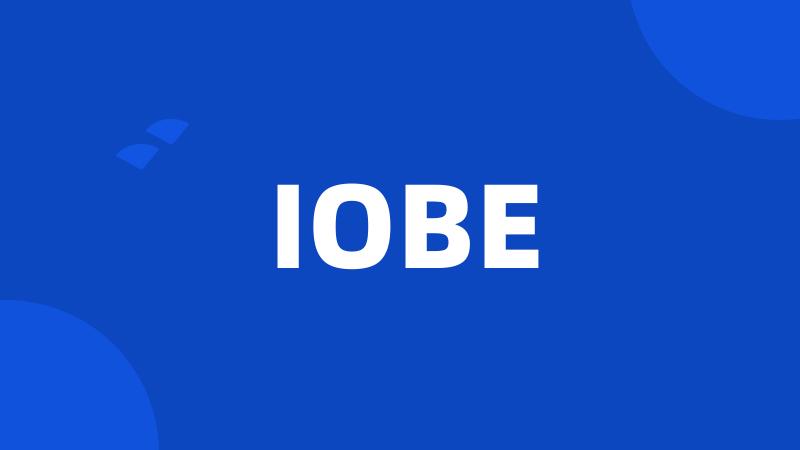 IOBE