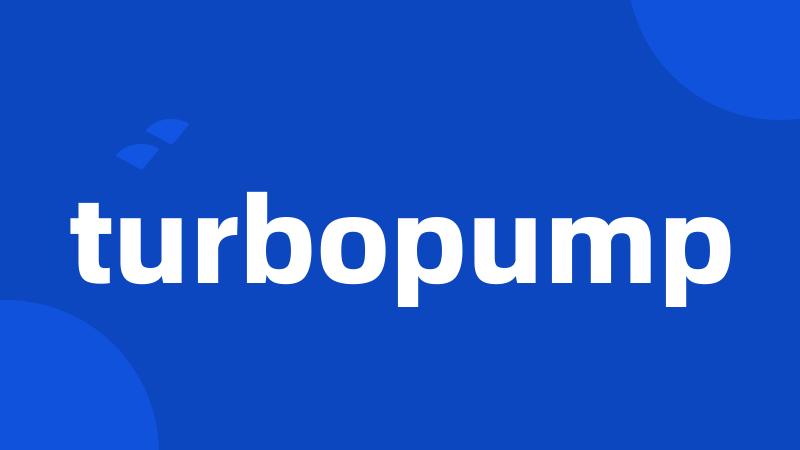 turbopump