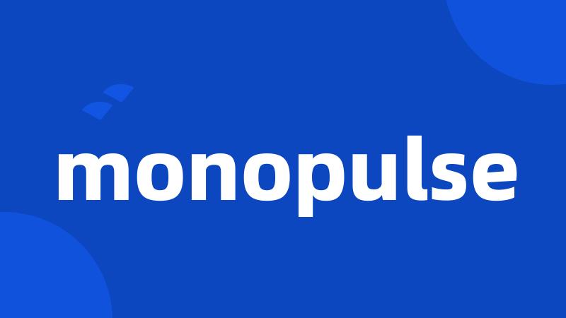 monopulse