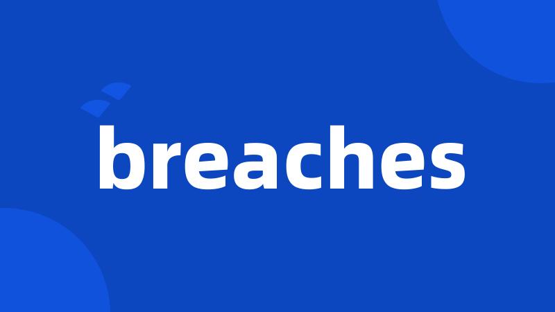 breaches