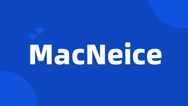 MacNeice