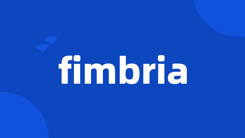 fimbria