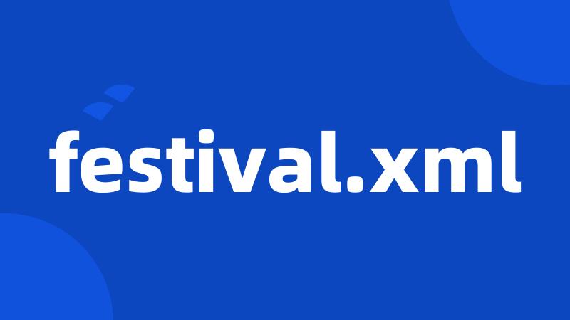 festival.xml