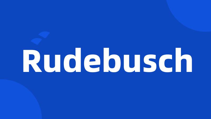 Rudebusch