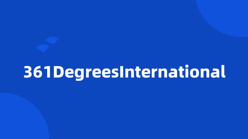 361DegreesInternational