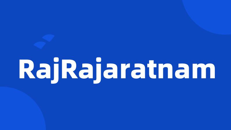 RajRajaratnam