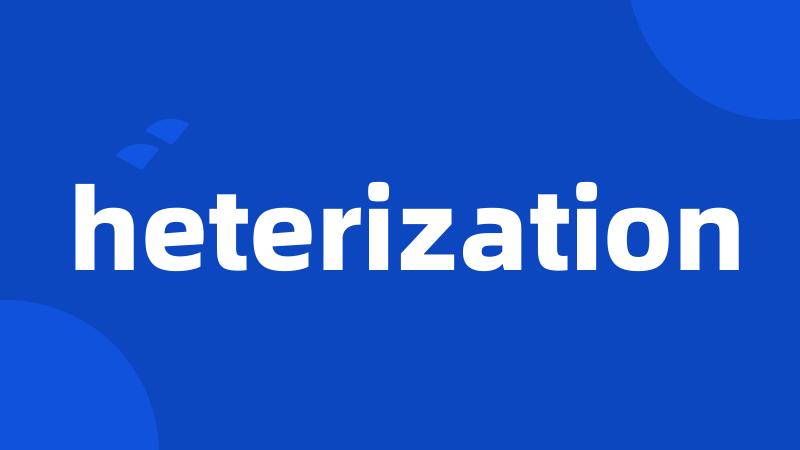 heterization