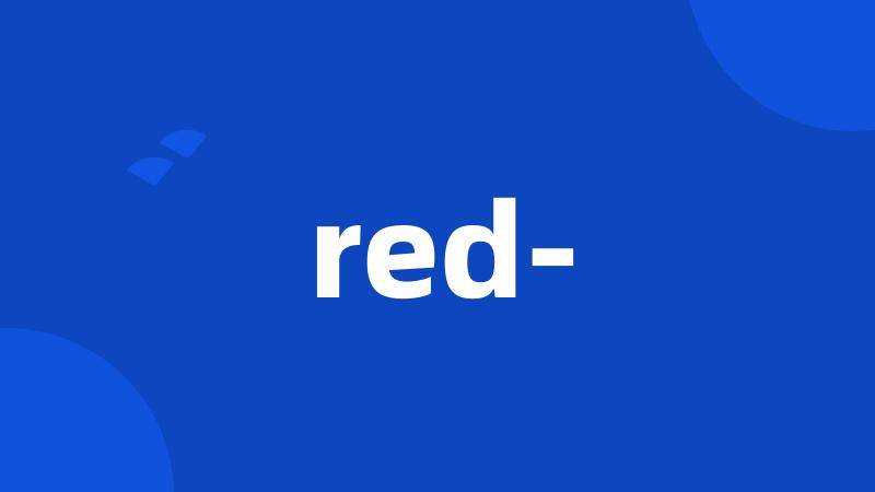 red-