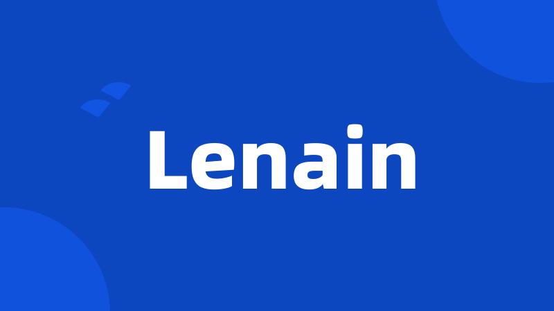 Lenain