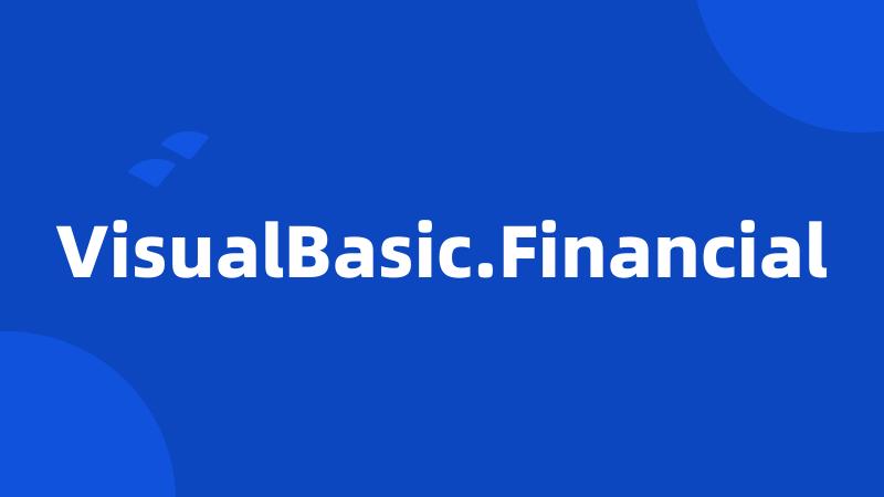 VisualBasic.Financial