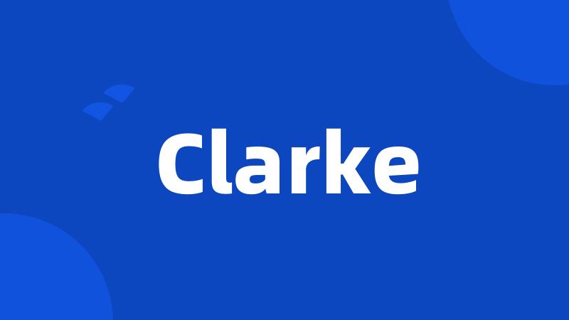 Clarke