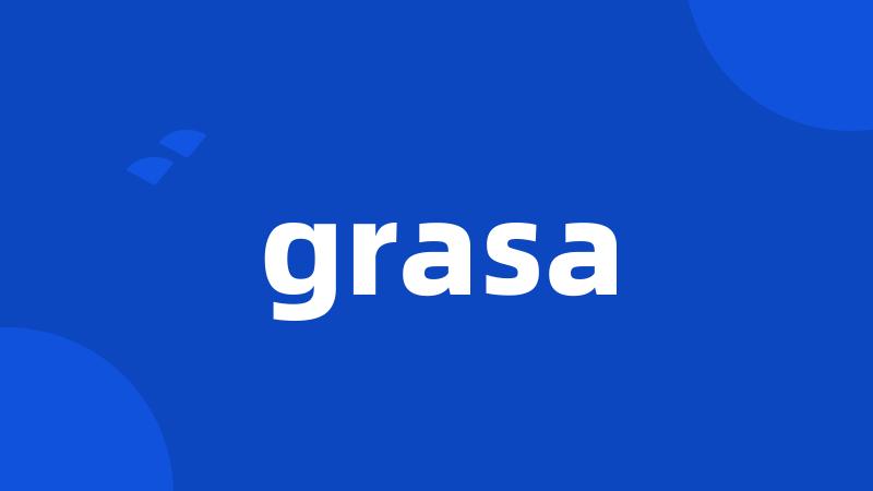 grasa