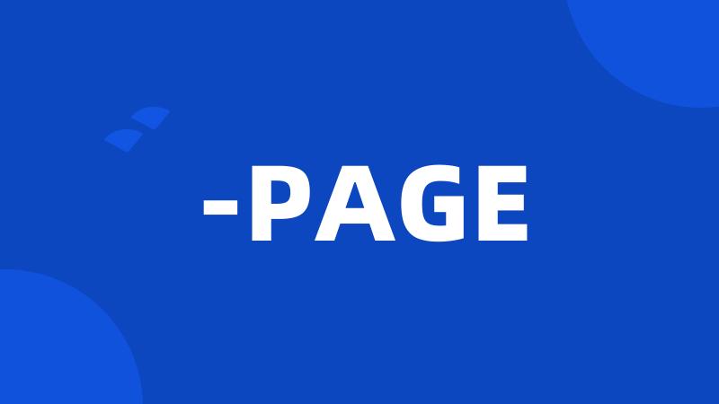 -PAGE