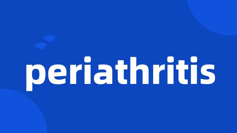 periathritis