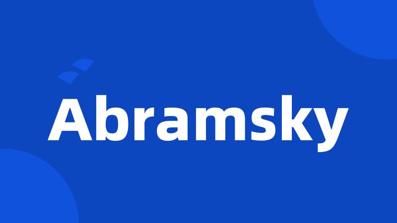Abramsky