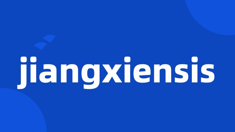 jiangxiensis