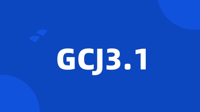 GCJ3.1