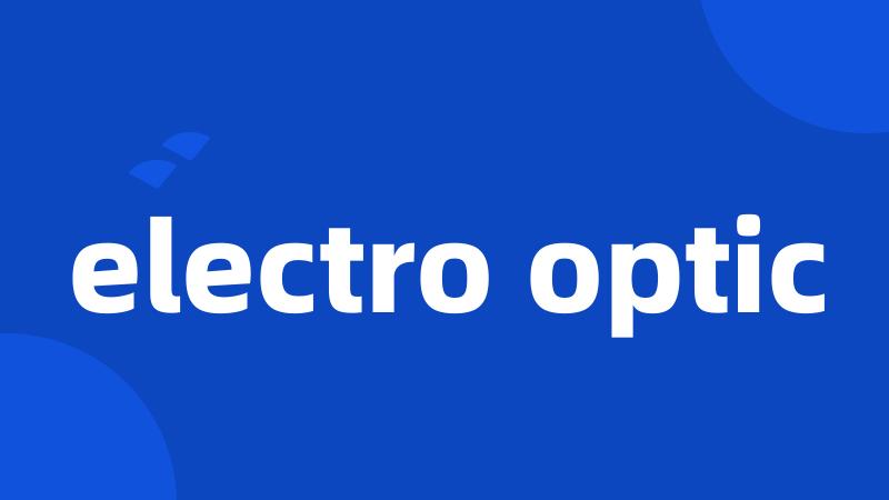 electro optic