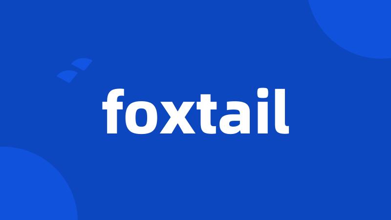 foxtail