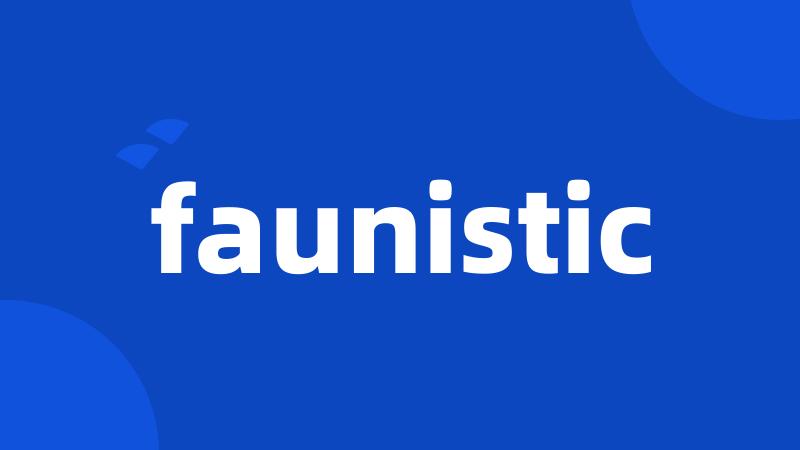 faunistic