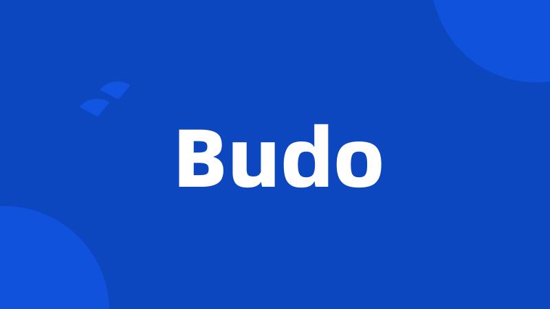 Budo