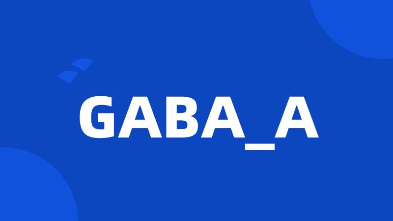 GABA_A