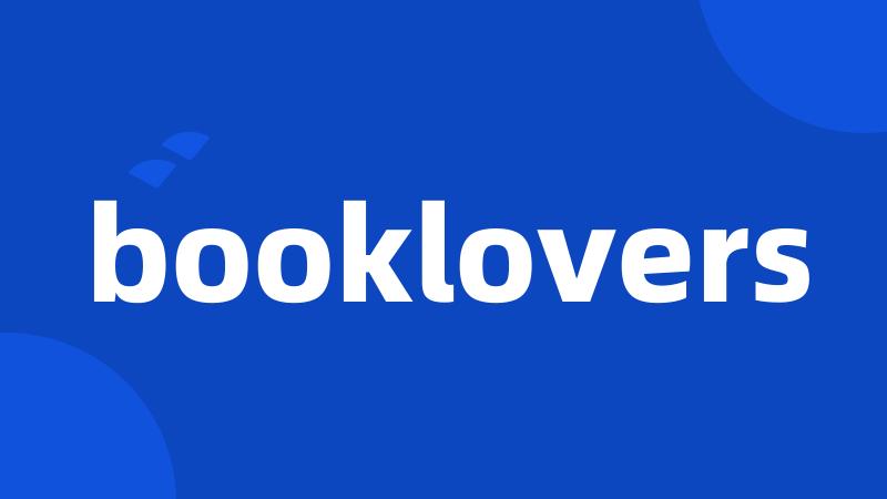booklovers