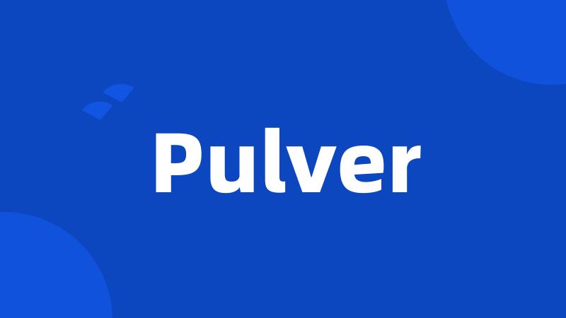 Pulver