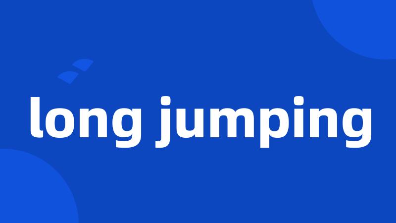 long jumping