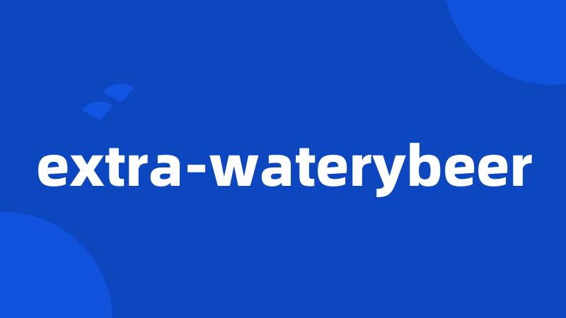 extra-waterybeer