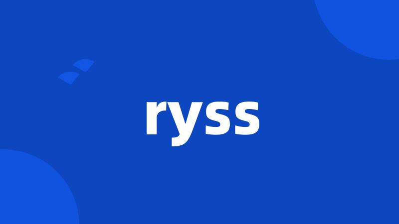 ryss