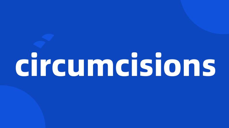 circumcisions