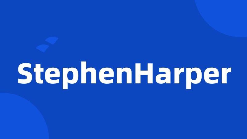 StephenHarper