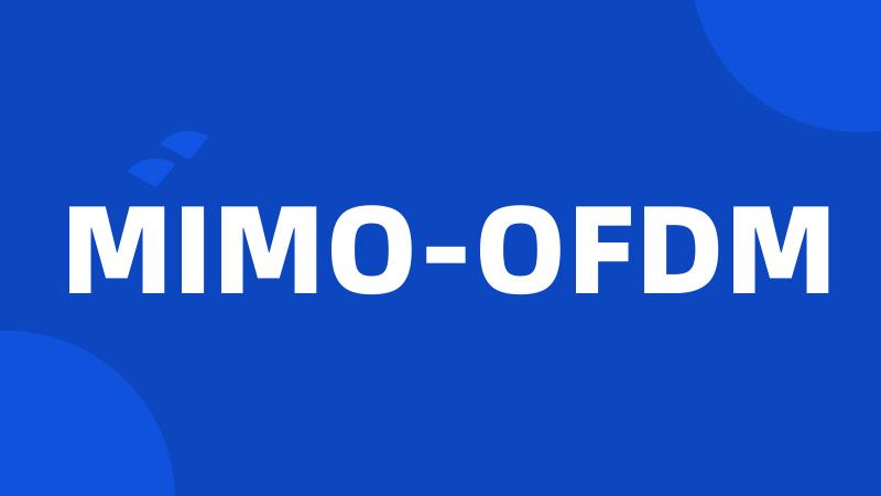 MIMO-OFDM