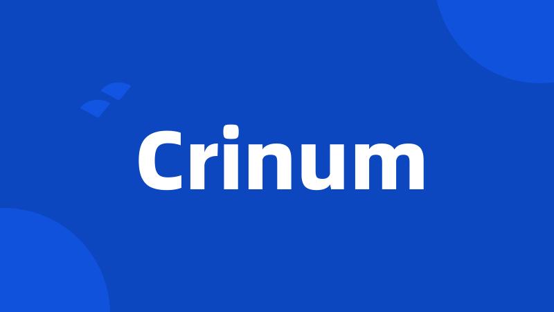 Crinum