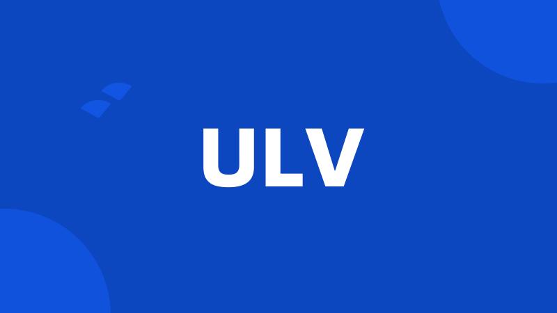 ULV