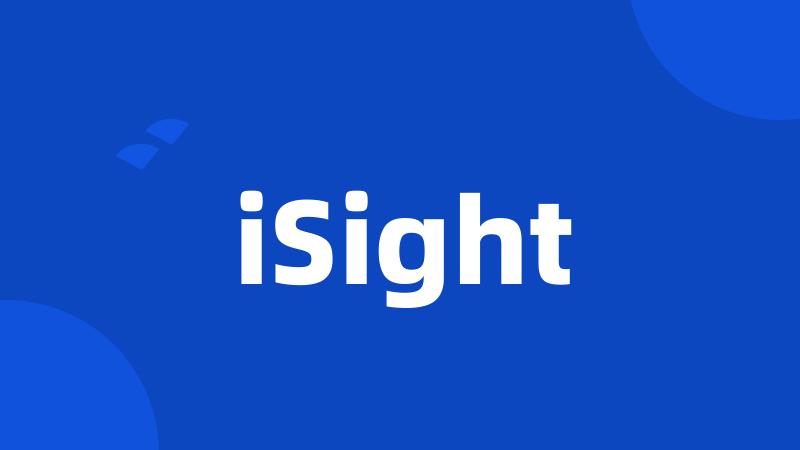 iSight