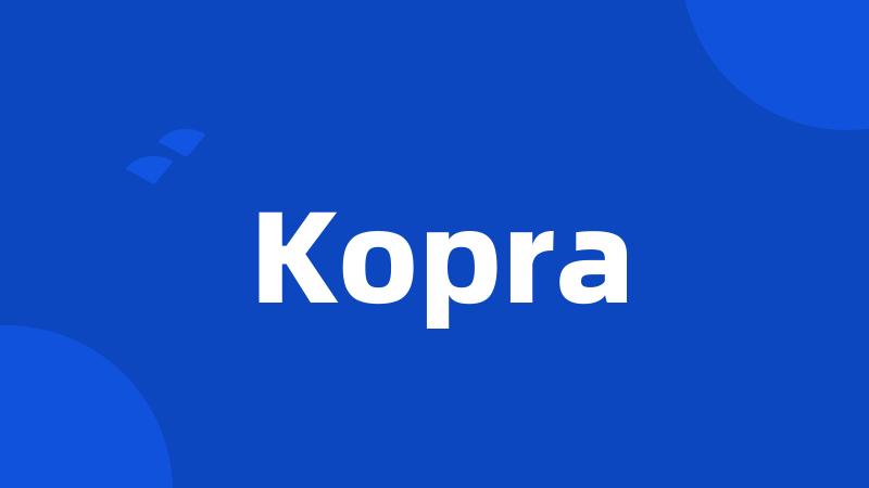 Kopra