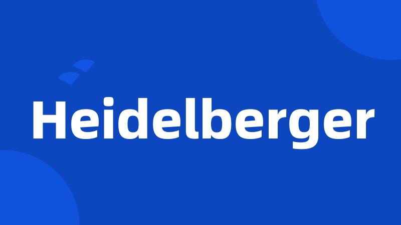 Heidelberger