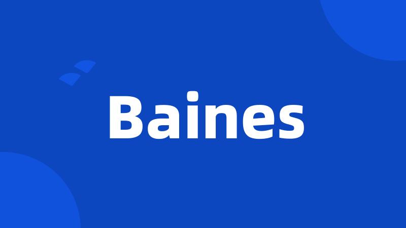 Baines