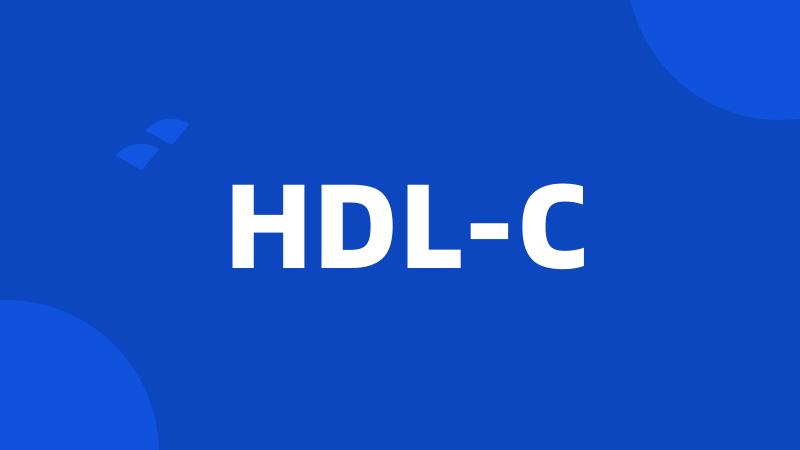 HDL-C