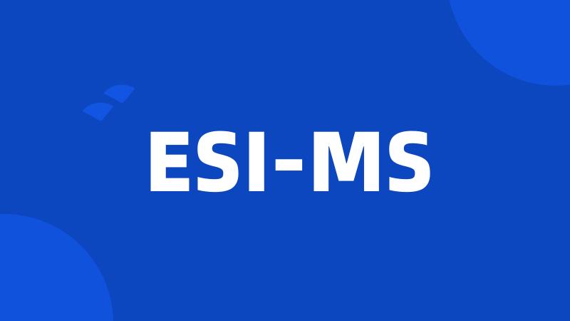 ESI-MS