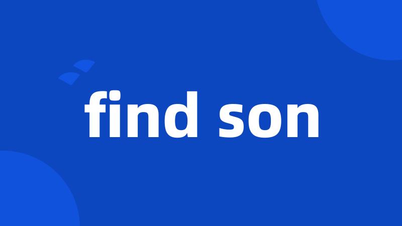 find son