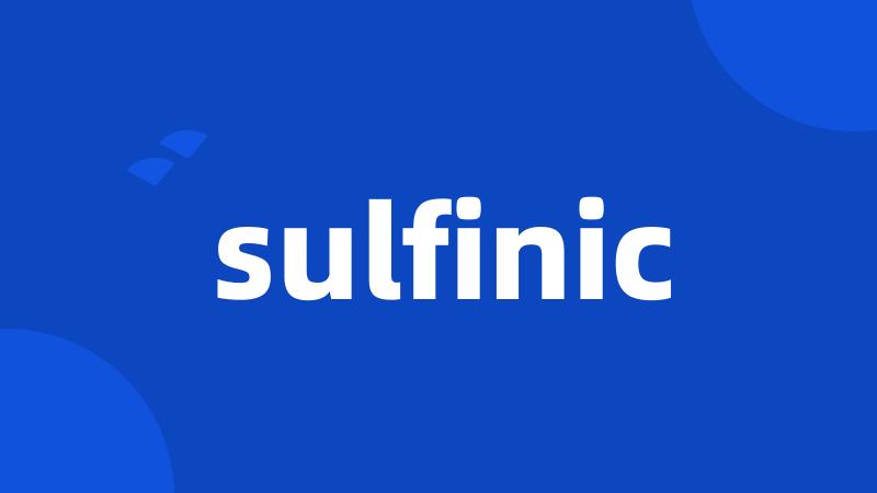 sulfinic