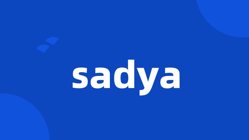 sadya