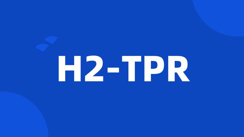 H2-TPR