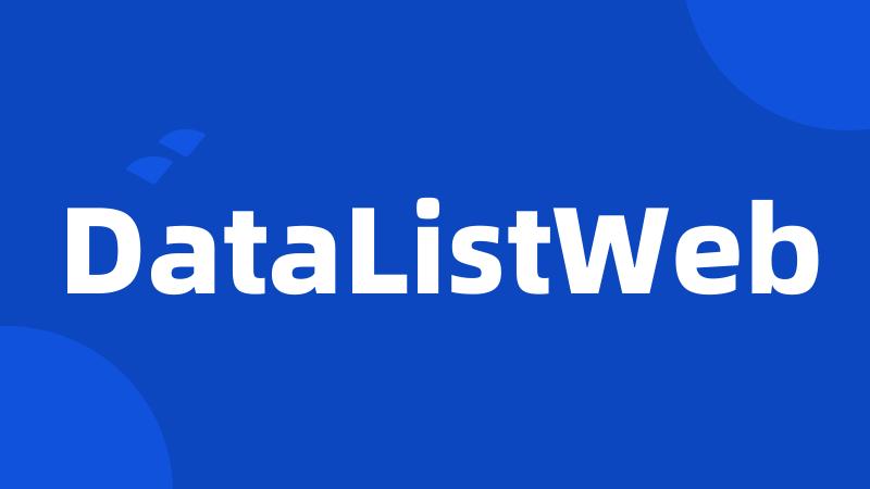 DataListWeb