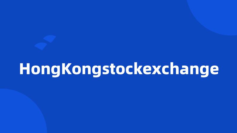 HongKongstockexchange
