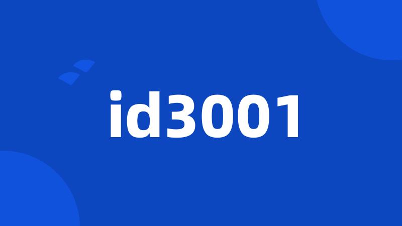 id3001